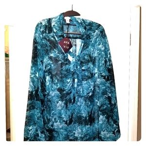 4x Target plus brand Ava and Viv dress shirt